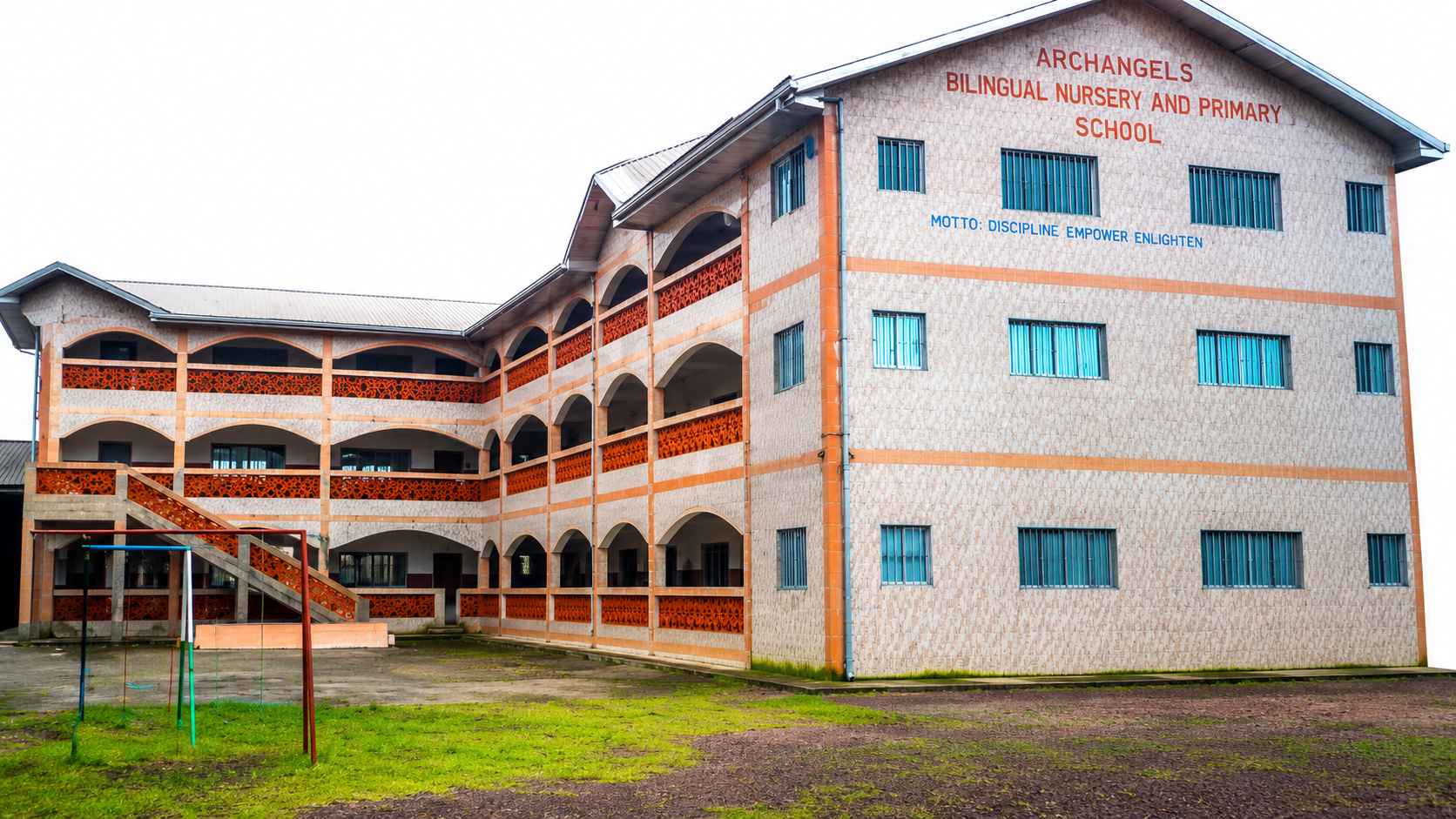 Archangels Bilingual Nursery and Primary School courtyard